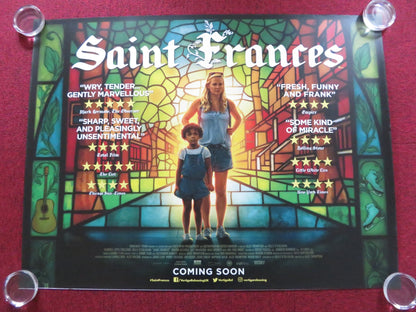 SAINT FRANCES UK QUAD (30"x 40") ROLLED POSTER KELLY O'SULLIVAN 2019 Rendezvous Cinema Movie posters