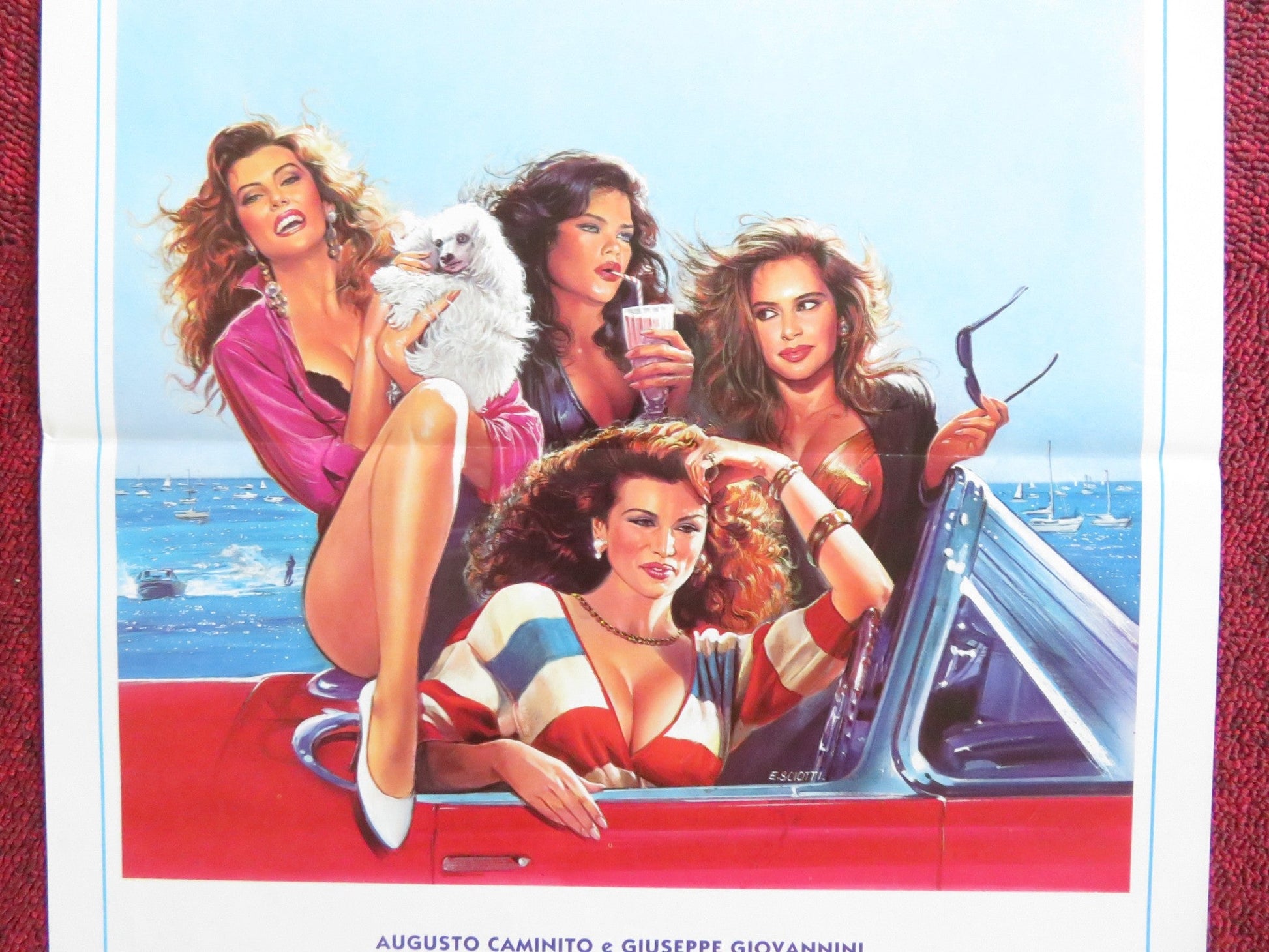 SAINT TROPEZ, SAINT TROPEZ ITALIAN LOCANDINA POSTER SERENA GRANDI 1992 Rendezvous Cinema Movie posters