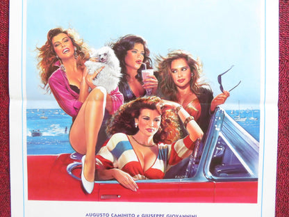 SAINT TROPEZ, SAINT TROPEZ ITALIAN LOCANDINA POSTER SERENA GRANDI 1992 Rendezvous Cinema Movie posters