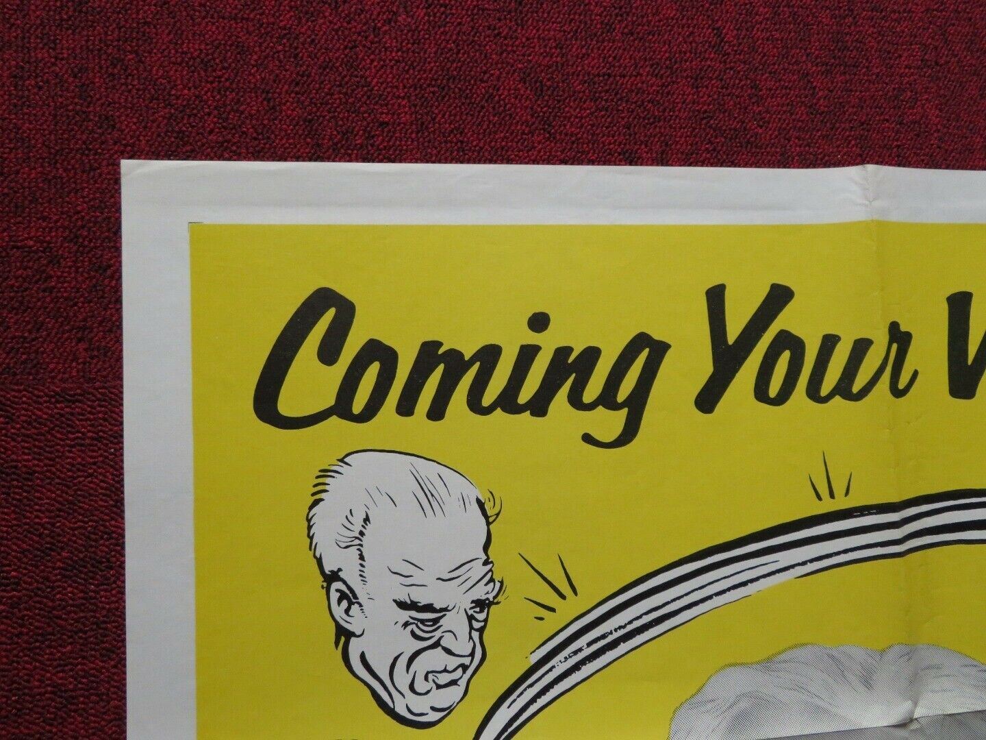 SAINTLY SINNERS FOLDED US ONE SHEET POSTER DON BEDDOE ELLEN CORBY 1962 Movie posters