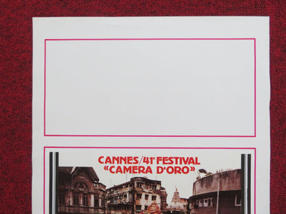 SALAAM BOMBAY! ITALIAN LOCANDINA POSTER SHAFIQ SYED HANSA VITHAL 1988 Rendezvous Cinema Movie posters