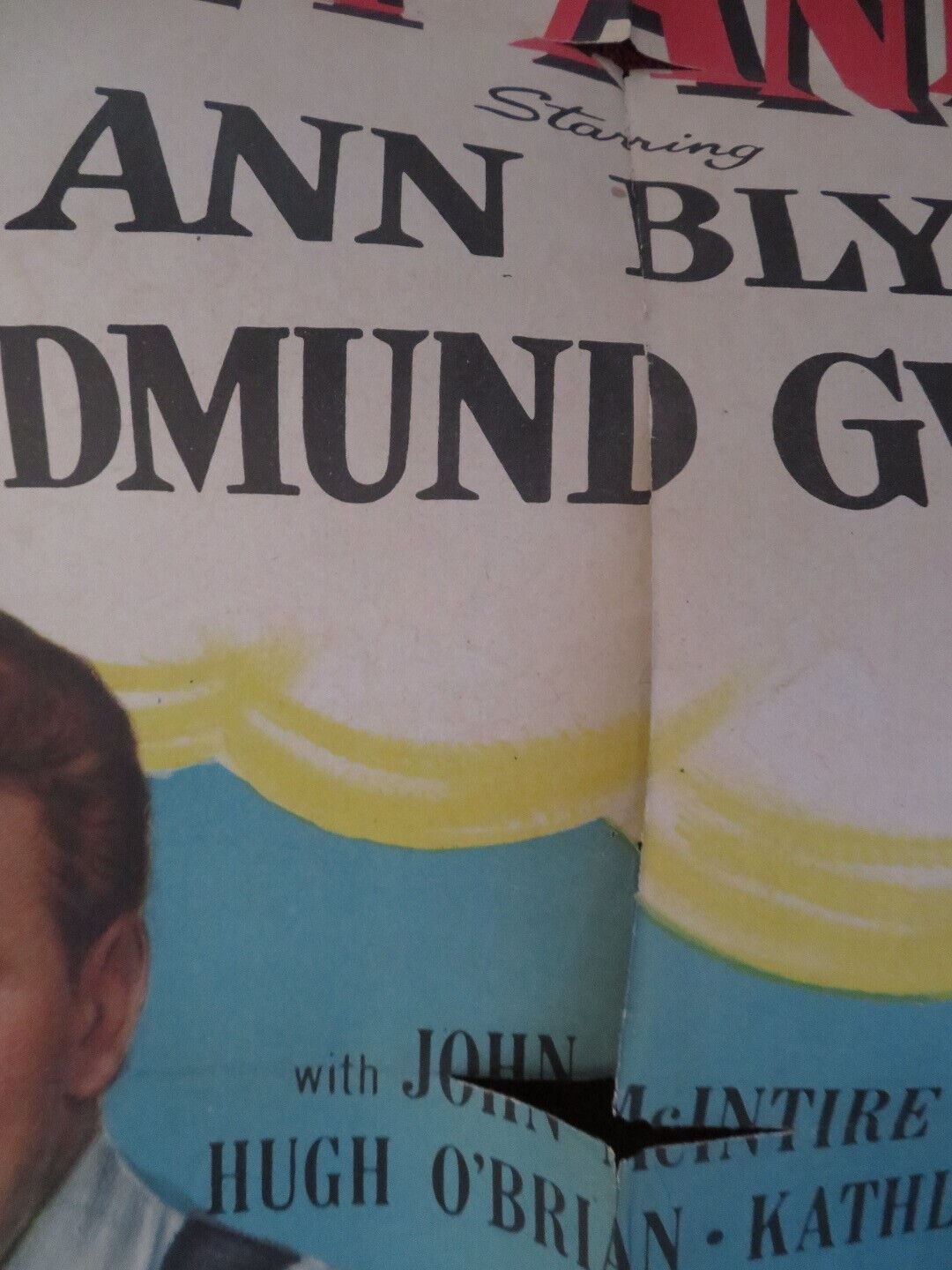 SALLY AND SAINT ANNE FOLDED US ONE SHEET POSTER EDMUND GWENN ANN BLYTH 1952 Movie posters