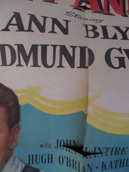 SALLY AND SAINT ANNE FOLDED US ONE SHEET POSTER EDMUND GWENN ANN BLYTH 1952 Movie posters