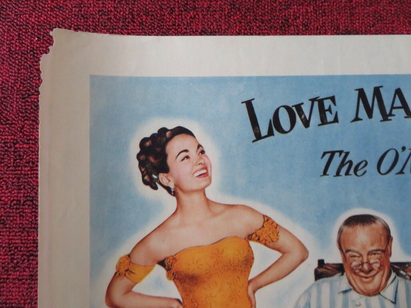 SALLY AND SAINT ANNE US HALF SHEET (22"x 28") POSTER ANN BLYTH EDMUND GWENN 1952 Movie posters