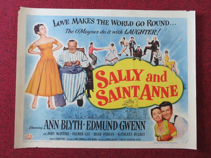 SALLY AND SAINT ANNE US HALF SHEET (22"x 28") POSTER ANN BLYTH EDMUND GWENN 1952 Movie posters