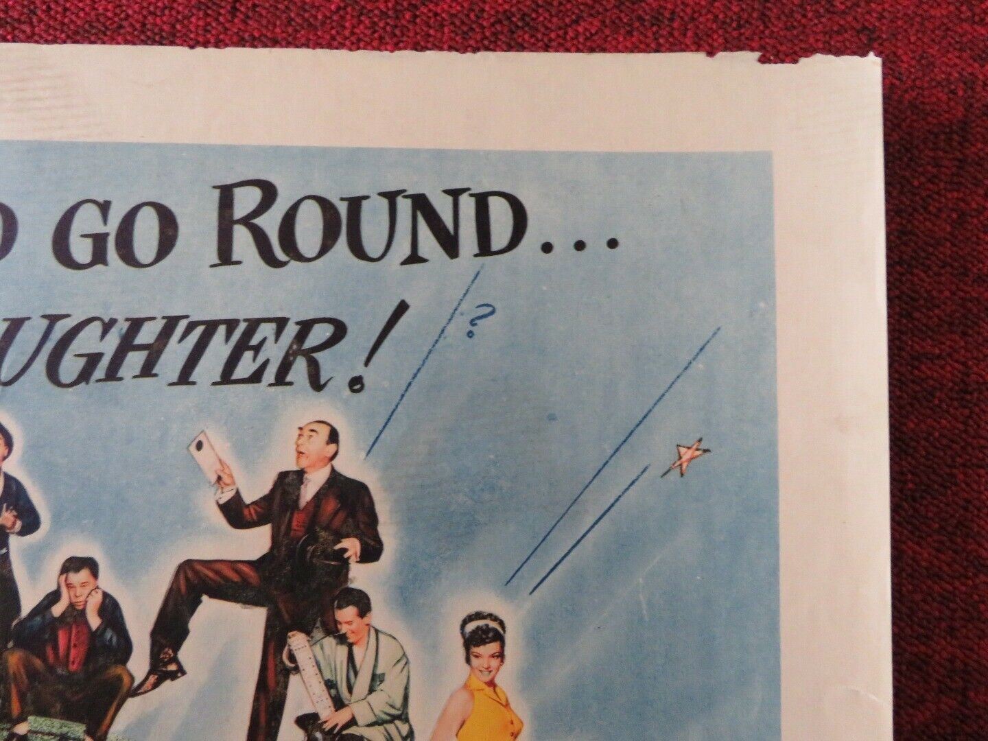 SALLY AND SAINT ANNE US HALF SHEET (22"x 28") POSTER ANN BLYTH EDMUND GWENN 1952 Movie posters