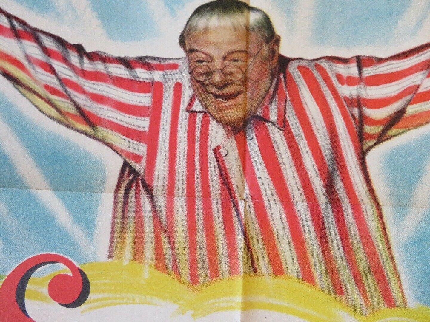 SALLY AND SAINT FOLDED US ONE SHEET POSTER ANN BLYTH EDMUND GWENN 1952 Movie posters