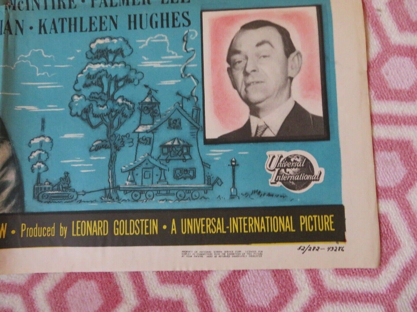 SALLY AND SAINT FOLDED US ONE SHEET POSTER ANN BLYTH EDMUND GWENN 1952 Movie posters