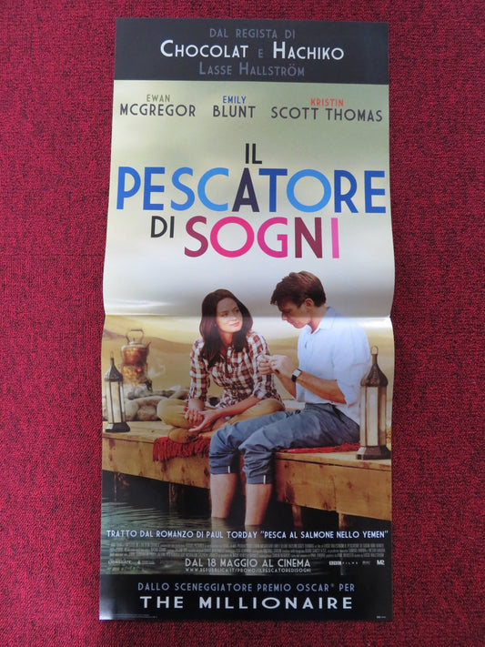 SALMON FISHING IN THE YEMEN ITALIAN LOCANDINA POSTER EWAN MCGREGOR 2011 Rendezvous Cinema Movie posters