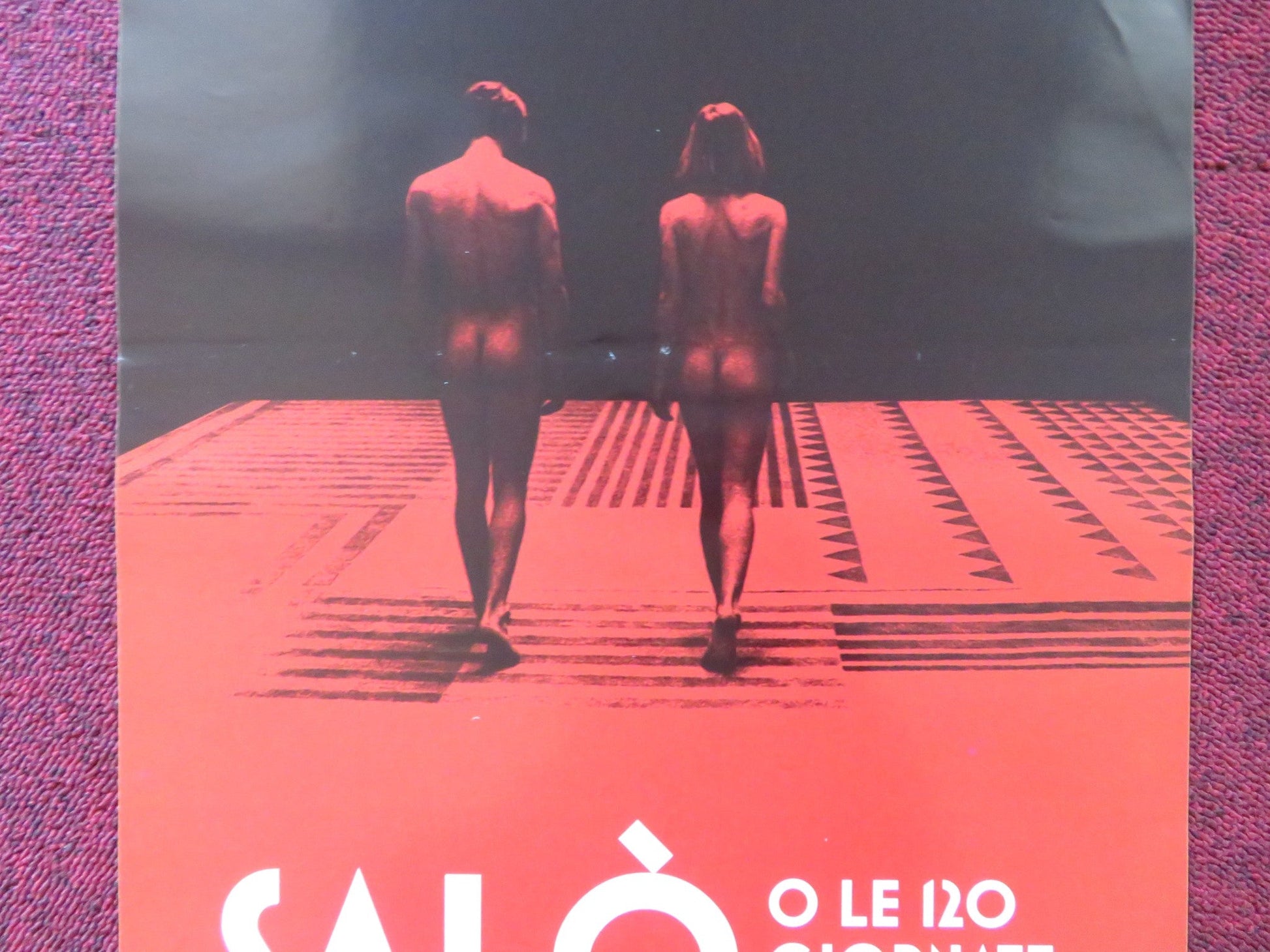 SALO, OR THE 120 DAYS OF SODOM ITALIAN LOCANDINA POSTER PAOLO BONACELLI R2015 Rendezvous Cinema Movie posters