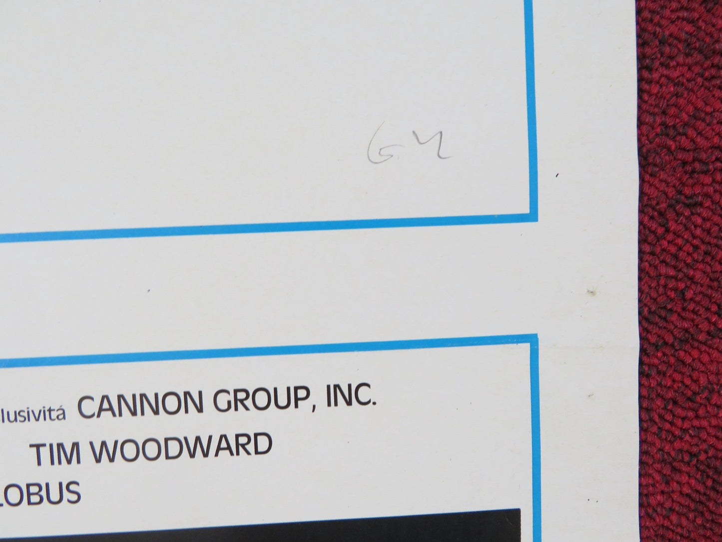 SALOME ITALIAN LOCANDINA POSTER CANNON TOMAS MILIAN 1986 Rendezvous Cinema Movie posters