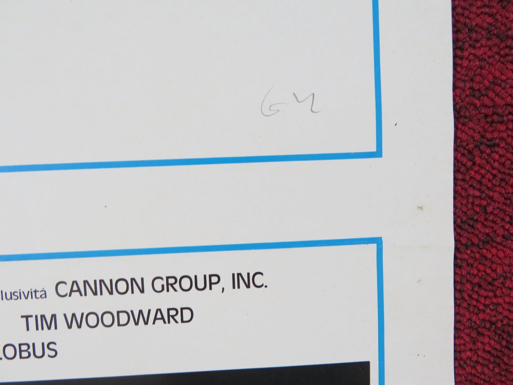 SALOME ITALIAN LOCANDINA POSTER CANNON TOMAS MILIAN 1986 Rendezvous Cinema Movie posters