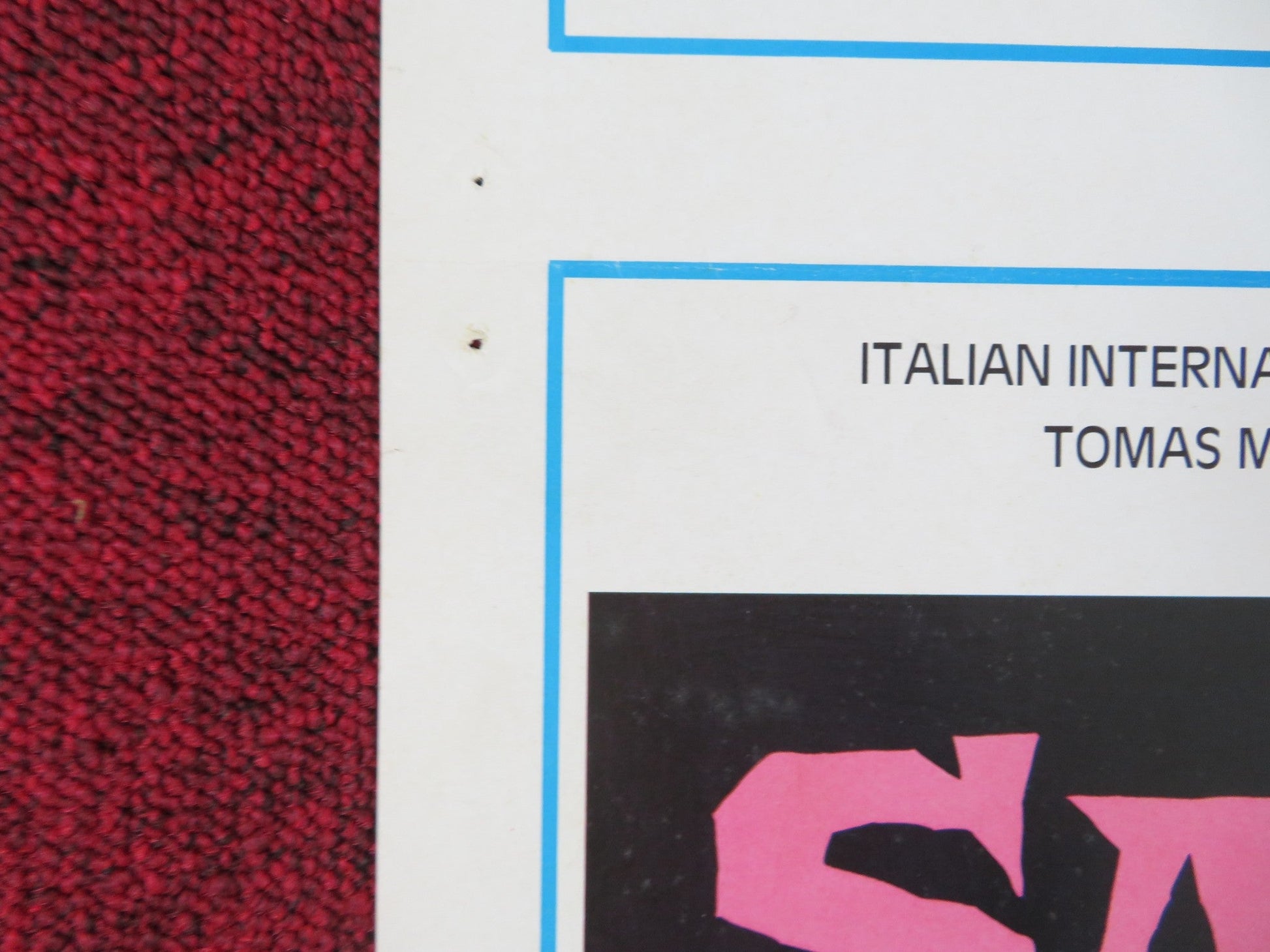 SALOME ITALIAN LOCANDINA POSTER CANNON TOMAS MILIAN 1986 Rendezvous Cinema Movie posters