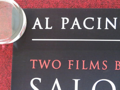 SALOME & WILDE SALOME UK QUAD ROLLED POSTER AL PACINO JESSICA CHASTAIN 2013 Rendezvous Cinema Movie posters