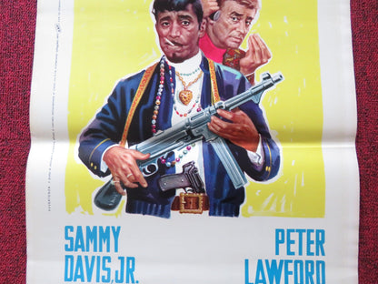 SALT AND PEPPER ITALIAN LOCANDINA POSTER SAMMY DAVIS JR. PATER LAWFORD 1968 Rendezvous Cinema Movie posters