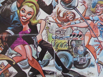 SALT AND PEPPER US HALF SHEET (22"x 28") POSTER SAMMY DAVIS JR. P LAWFORD 1968 Rendezvous Cinema Movie posters