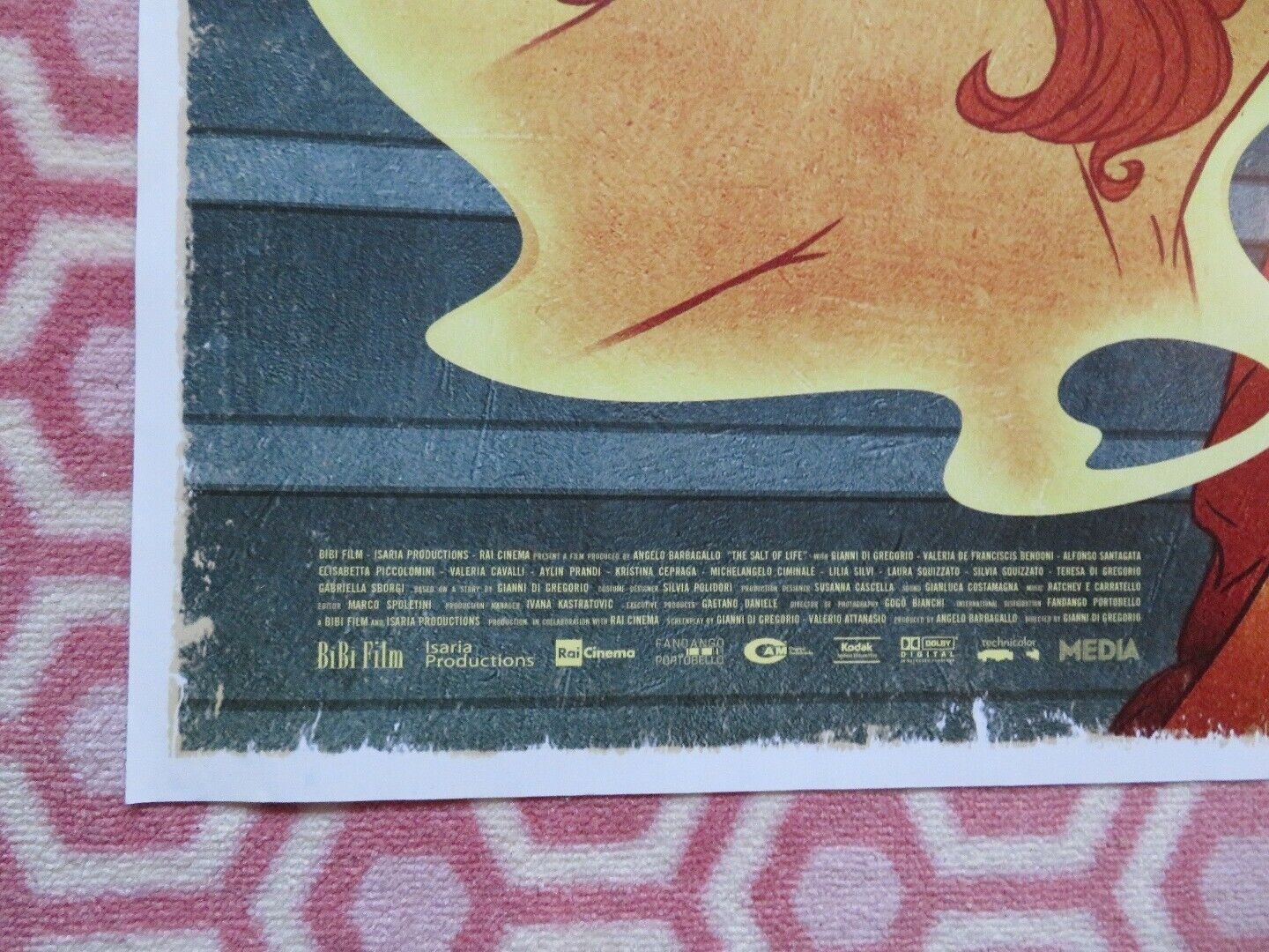 SALT OF LIFE (GIANNI E LE DONNE) QUAD (30"x 40")ROLLED POSTER GREGORIO 2011 Movie posters