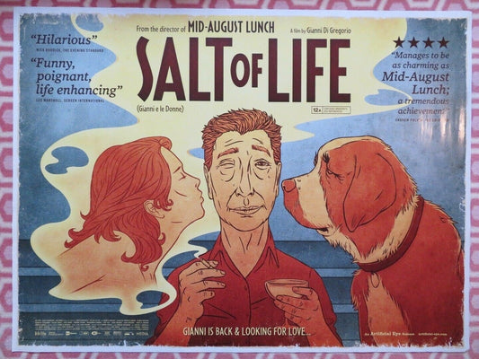 SALT OF LIFE (GIANNI E LE DONNE) QUAD (30"x 40")ROLLED POSTER GREGORIO 2011 Movie posters