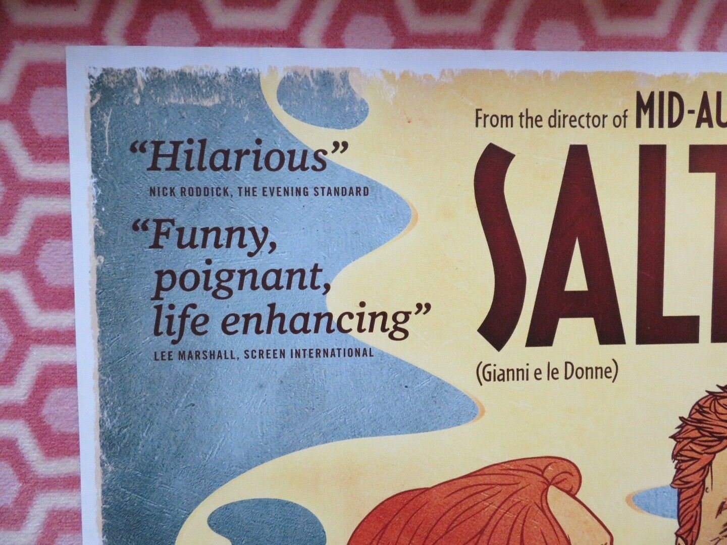 SALT OF LIFE (GIANNI E LE DONNE) QUAD (30"x 40")ROLLED POSTER GREGORIO 2011 Movie posters