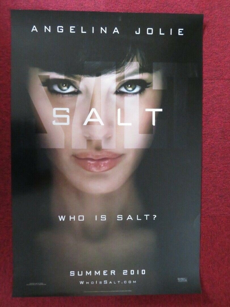 SALT US ONE SHEET ROLLED POSTER ANGELINA JOLIE LIEV SCHREIBER 2010 Movie posters