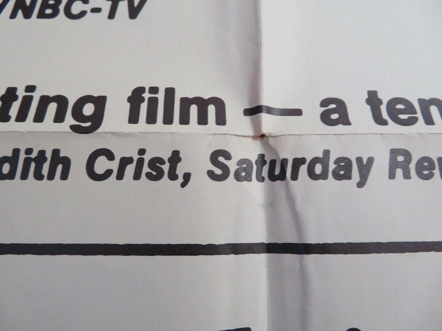 SALUT L'ARTISTE ONE SHEET POSTER FOLDED MARCELLO MASTROIANNI FRACOISE FABIAN Movie posters