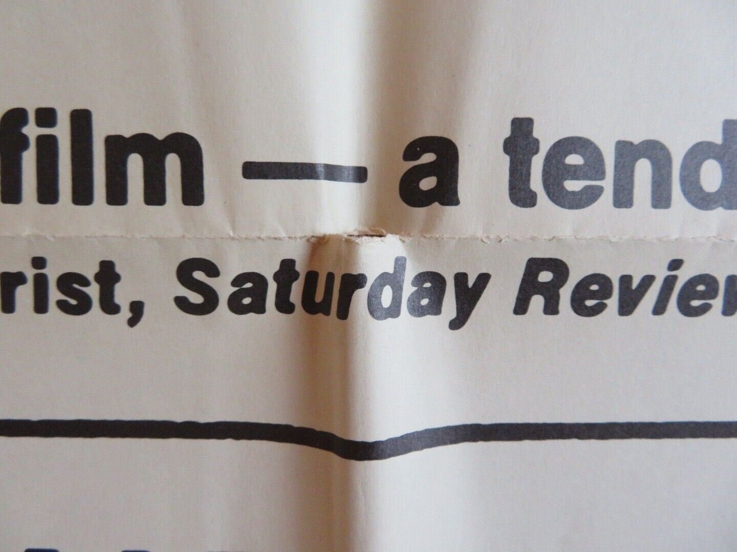 SALUT L'ARTSTE FOLDED US ONE SHEET POSTER MARCELLO MASTROIANNI 1973 Movie posters