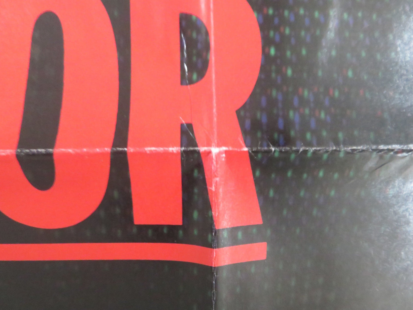 SALVADOR FOLDED US ONE SHEET POSTER JAMES WOODS JIM BELUSHI 1985 Rendezvous Cinema Movie posters