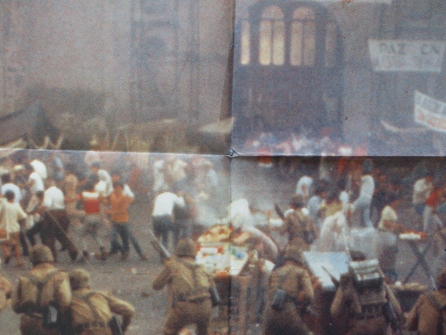 SALVADOR SPANISH ONE SHEET FOLDED POSTER OLIVER STONE JAMES WOODS 1986 - Rendezvous Cinema