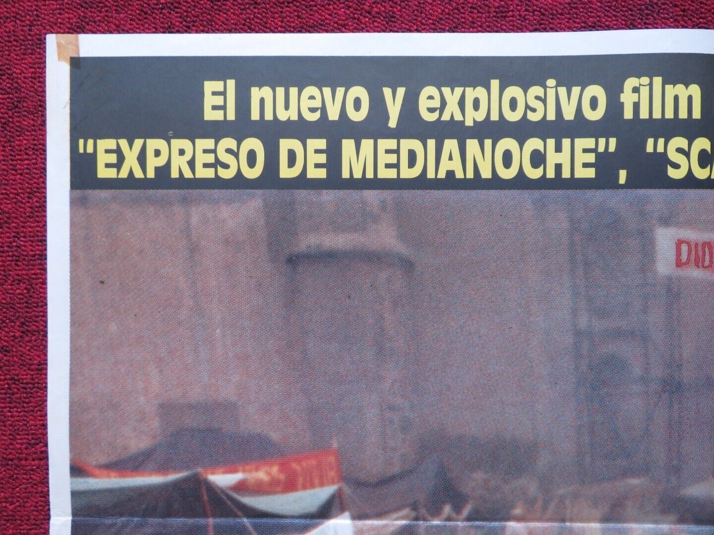 SALVADOR SPANISH ONE SHEET FOLDED POSTER OLIVER STONE JAMES WOODS 1986 - Rendezvous Cinema