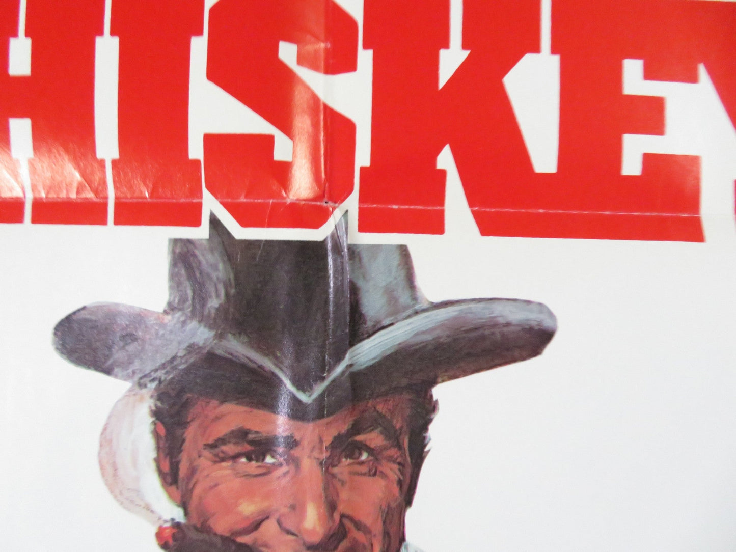 SAM WHISKEY FOLDED US ONE SHEET POSTER BURT REYNOLDS ANGIE DICKINSON 1969 Rendezvous Cinema Movie posters