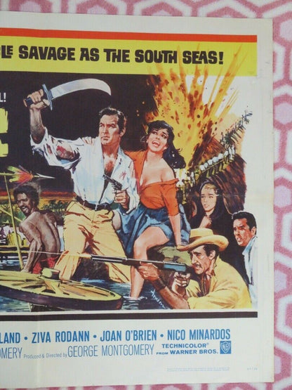 SAMAR US HALF SHEET (22"x 28") POSTER GEORGE MONTGOMERY GILBERT ROLAND 1962 Movie posters