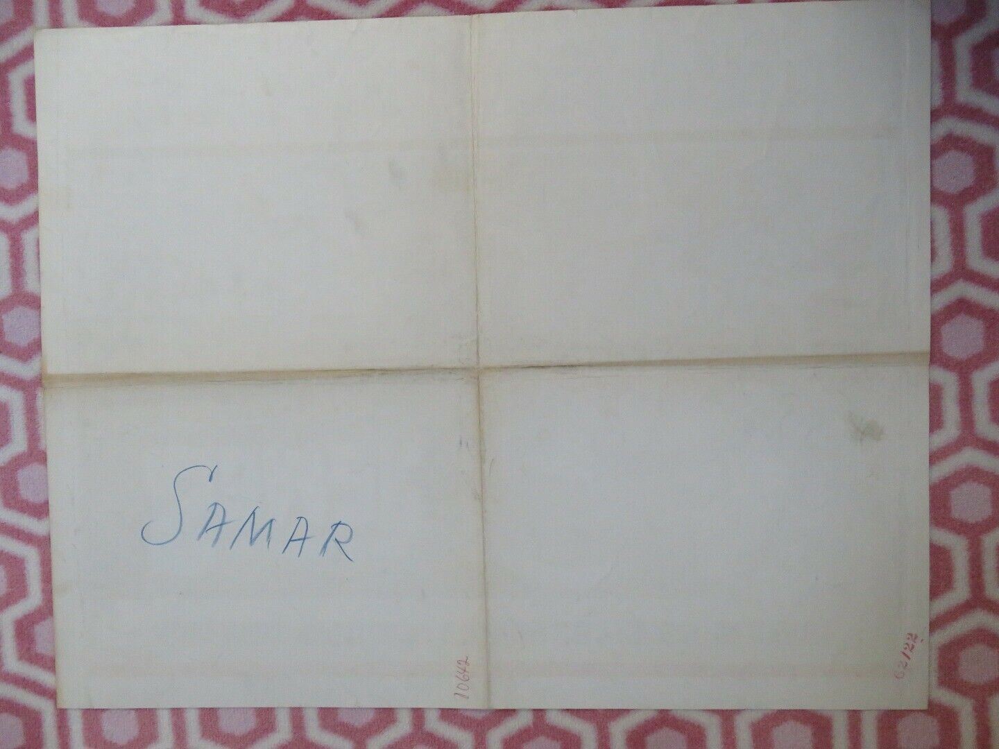 SAMAR US HALF SHEET (22"x 28") POSTER GEORGE MONTGOMERY GILBERT ROLAND 1962 Movie posters