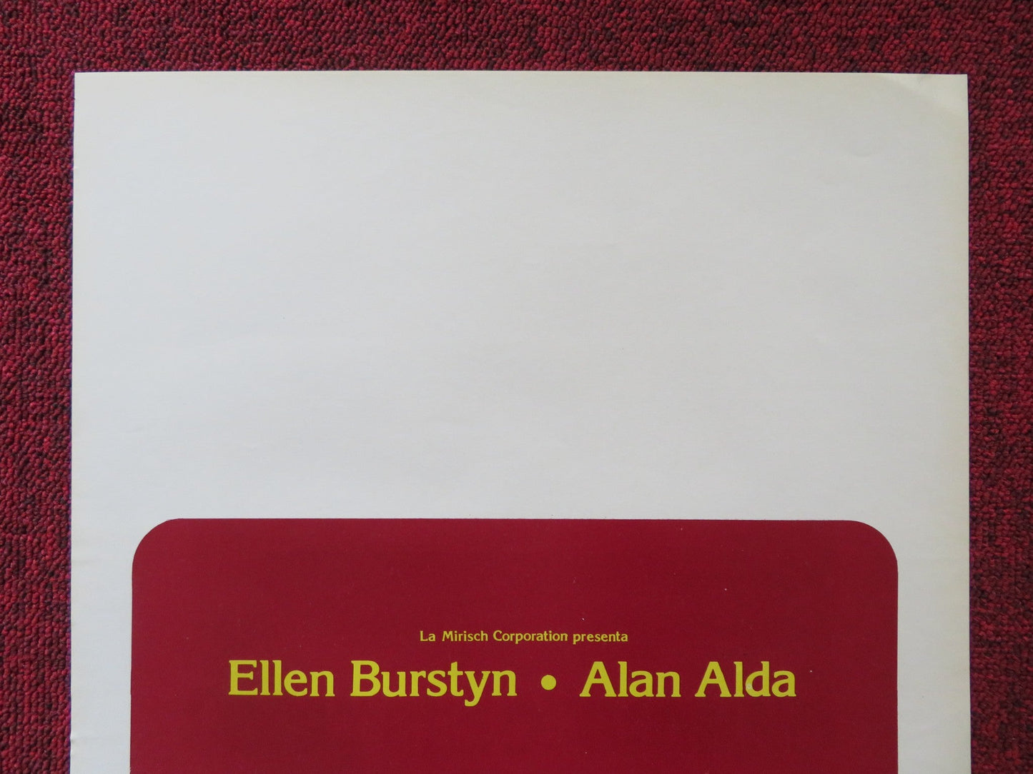 SAME TIME, NEXT YEAR ITALIAN LOCANDINA POSTER ELLEN BURSTYN ALAN ALDA 1978 Rendezvous Cinema Movie posters