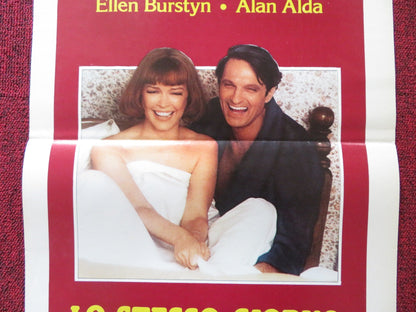 SAME TIME, NEXT YEAR ITALIAN LOCANDINA POSTER ELLEN BURSTYN ALAN ALDA 1978 Rendezvous Cinema Movie posters