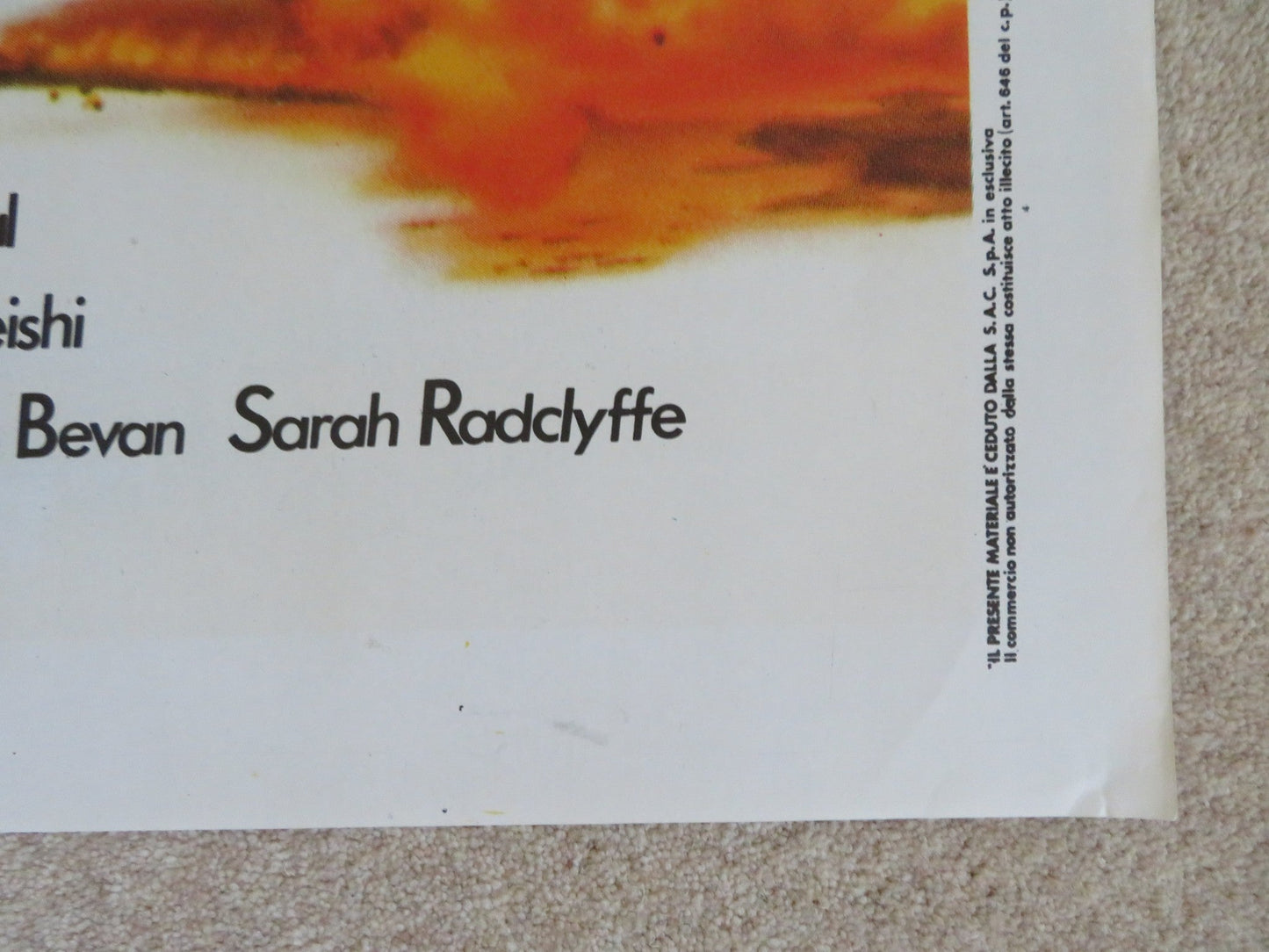 SAMMY AND ROSIE GET LAID ITALIAN 2 FOGLIO POSTER SHASHI KAPOOR F. BARBER 1987 Rendezvous Cinema Movie posters