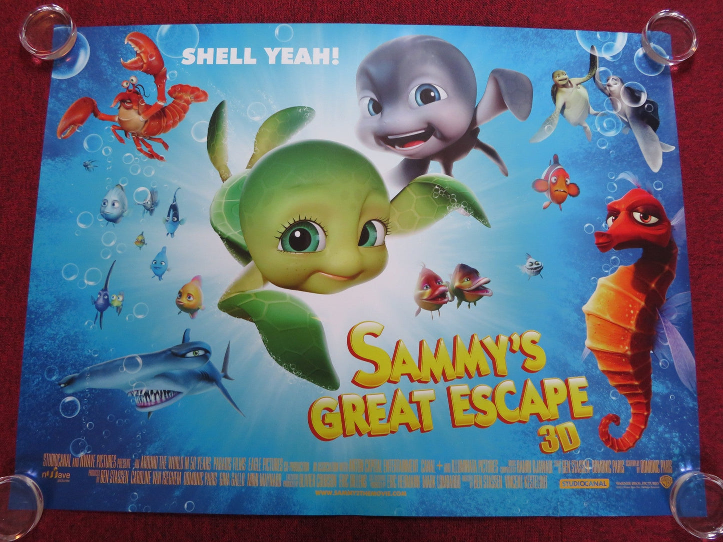 SAMMY'S GREAT ESCAPE UK QUAD (30"x 40") ROLLED POSTER ALAN SHEARMAN 2012 Rendezvous Cinema Movie posters