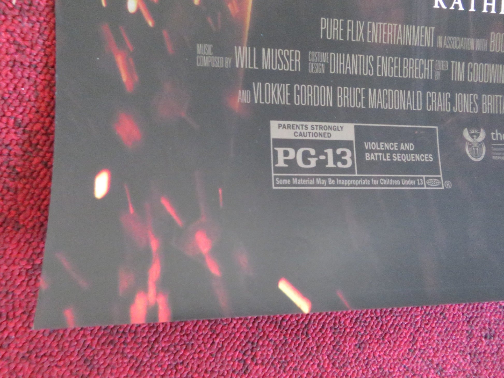 SAMSON US ONE SHEET ROLLED POSTER RUTGER HAUGER BILLY ZANE 2018 Rendezvous Cinema Movie posters