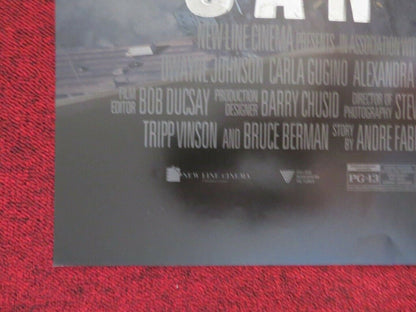 SAN ANDREAS FOLDED US ONE SHEET POSTER DWAYNE JOHNSON 2015 Movie posters