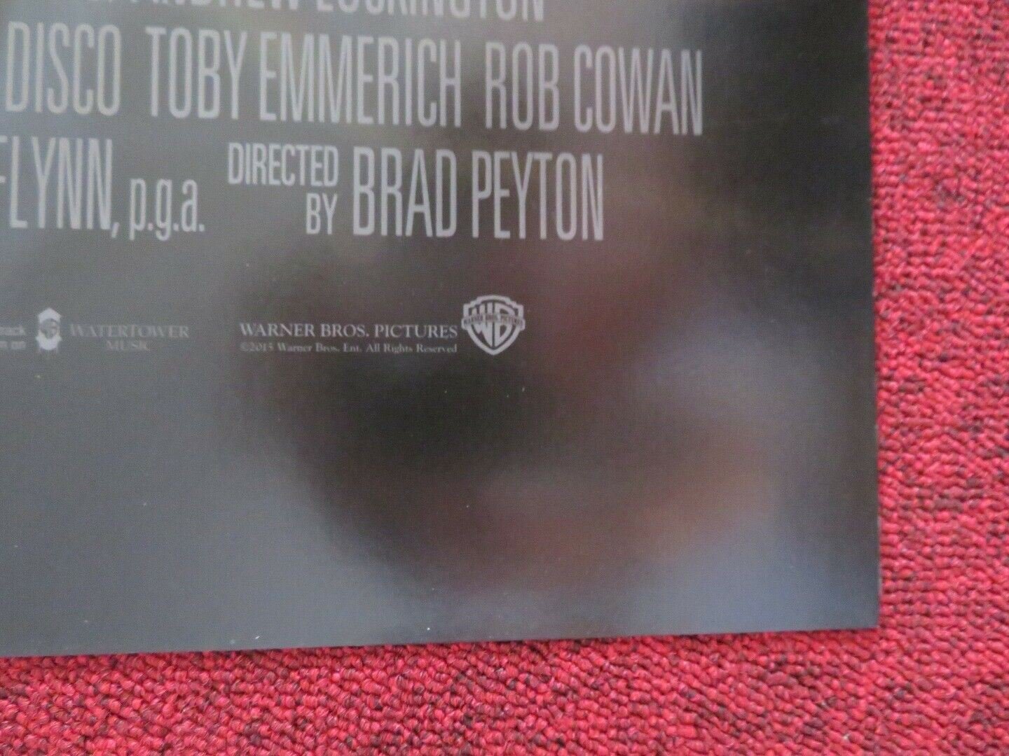 SAN ANDREAS FOLDED US ONE SHEET POSTER DWAYNE JOHNSON 2015 Movie posters