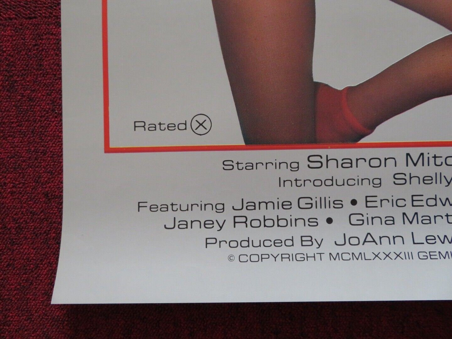 SAN FERNANDO VALLEY GIRLS US ONE SHEET ROLLED POSTER (40" X 25.5") 1987 Movie posters