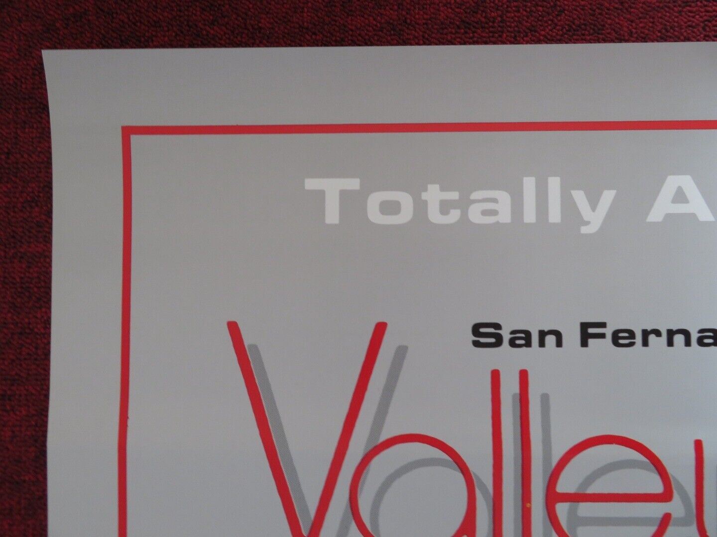 SAN FERNANDO VALLEY GIRLS US ONE SHEET ROLLED POSTER (40" X 25.5") 1987 Movie posters