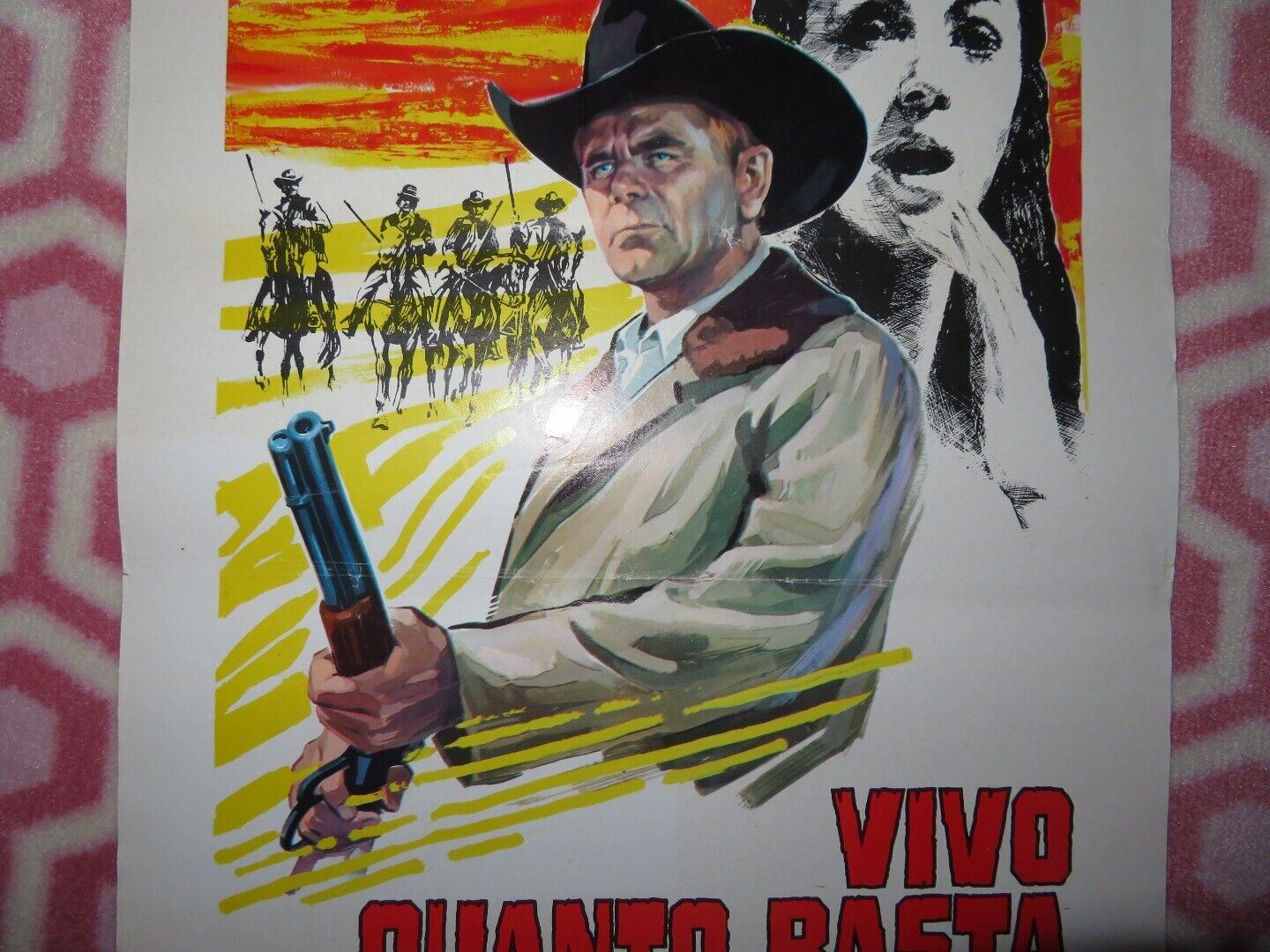 SANTEE ITALIAN LOCANDINA (27.5"x13") POSTER GLEN FORD 1974 Movie posters