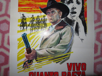 SANTEE ITALIAN LOCANDINA (27.5"x13") POSTER GLEN FORD 1974 Movie posters