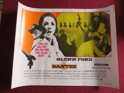 SANTEE US HALF SHEET (22"x 28") POSTER GLENN FORD MICHAEL BURNS 1973 Movie posters