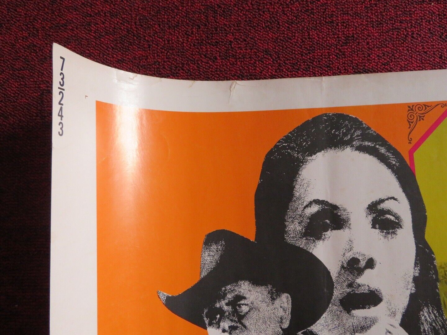 SANTEE US HALF SHEET (22"x 28") POSTER GLENN FORD MICHAEL BURNS 1973 Movie posters