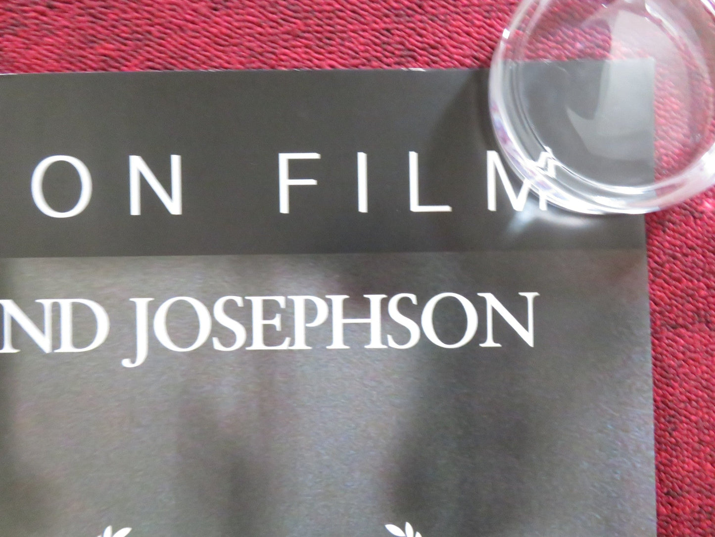 SARABAND UK QUAD ROLLED POSTER LIV ULLMANN ERLAND JOSEPHSON 2003 Rendezvous Cinema Movie posters