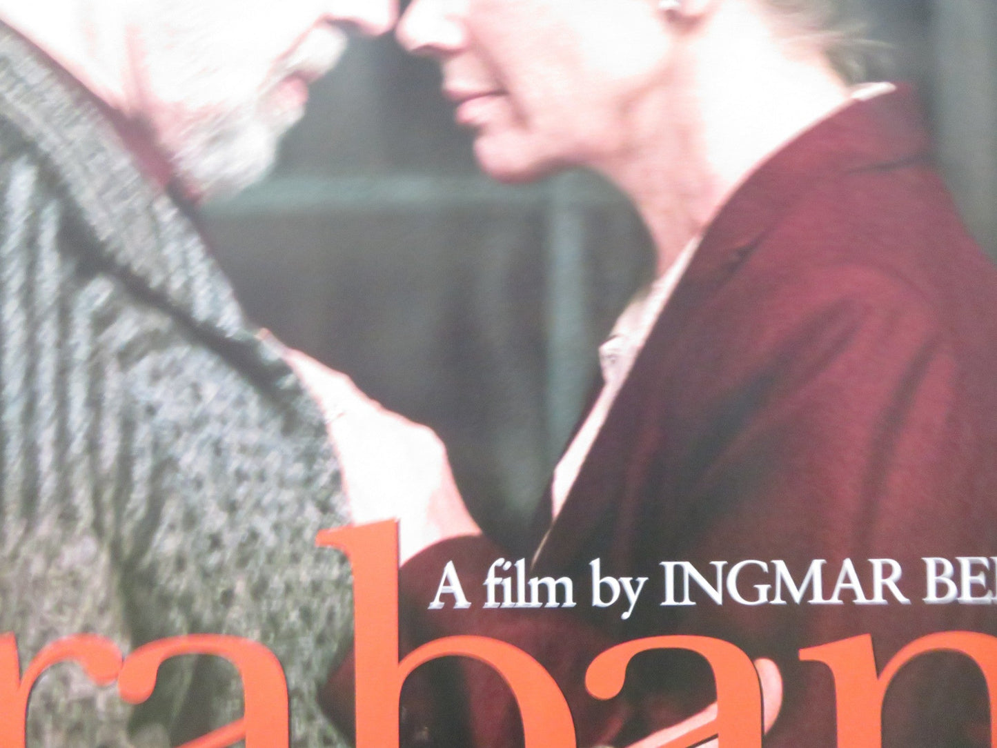 SARABAND UK QUAD ROLLED POSTER LIV ULLMANN ERLAND JOSEPHSON 2003 Rendezvous Cinema Movie posters