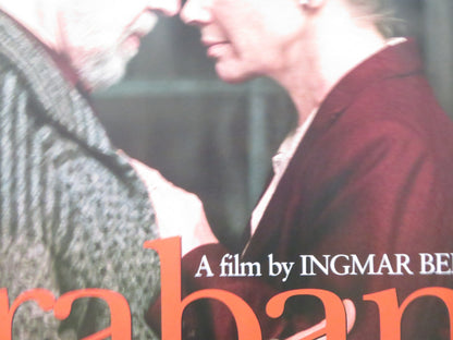 SARABAND UK QUAD ROLLED POSTER LIV ULLMANN ERLAND JOSEPHSON 2003 Rendezvous Cinema Movie posters