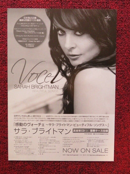 SARAH BRIGHTMAN IN CONCERT WITH ORCHESTRA JAPANESE MUSIC TOUR GIG POSTER 2010 - Rendezvous Cinema