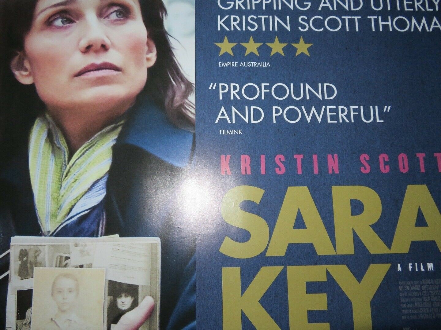 SARAH'S KEY/ ELLE S'APPELAITE SARAH QUAD (30"x 40") ROLLED POSTER KRISTIN SCOTT Movie posters